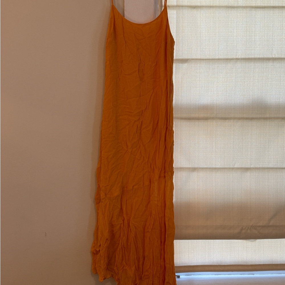 & Other Stories Vibrant Orange Maxi Dress